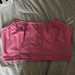 Pink crop top